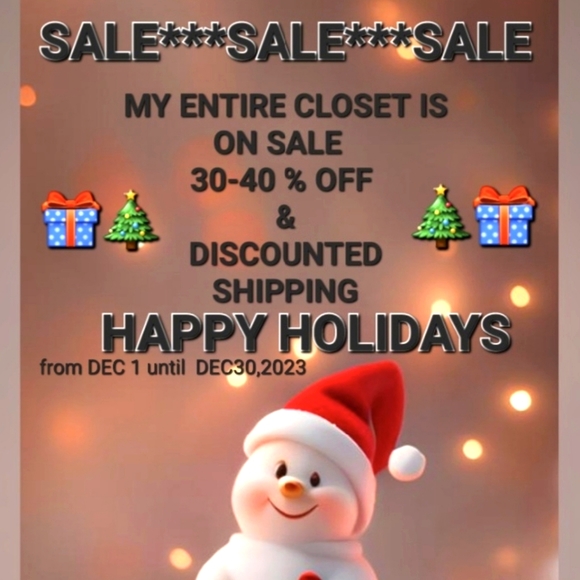 30-40%OFF CLOSET HOLIDAY SALE - Picture 1 of 1
